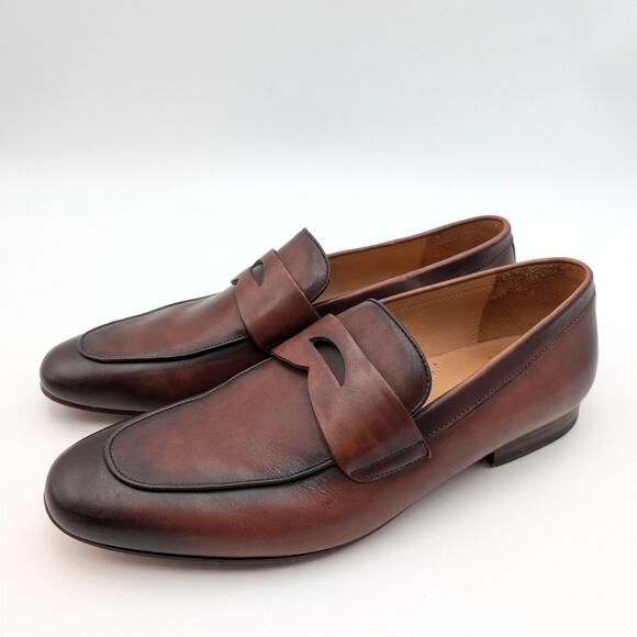 Warfield & Grand Carmel Apron Toe Derby Shoes Men's Brown Size US10 EU43 - Picture 1 of 13